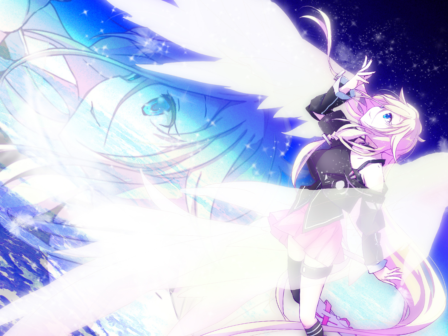 haru_aki, ia, space, vocaloid, wings, zoom_layer