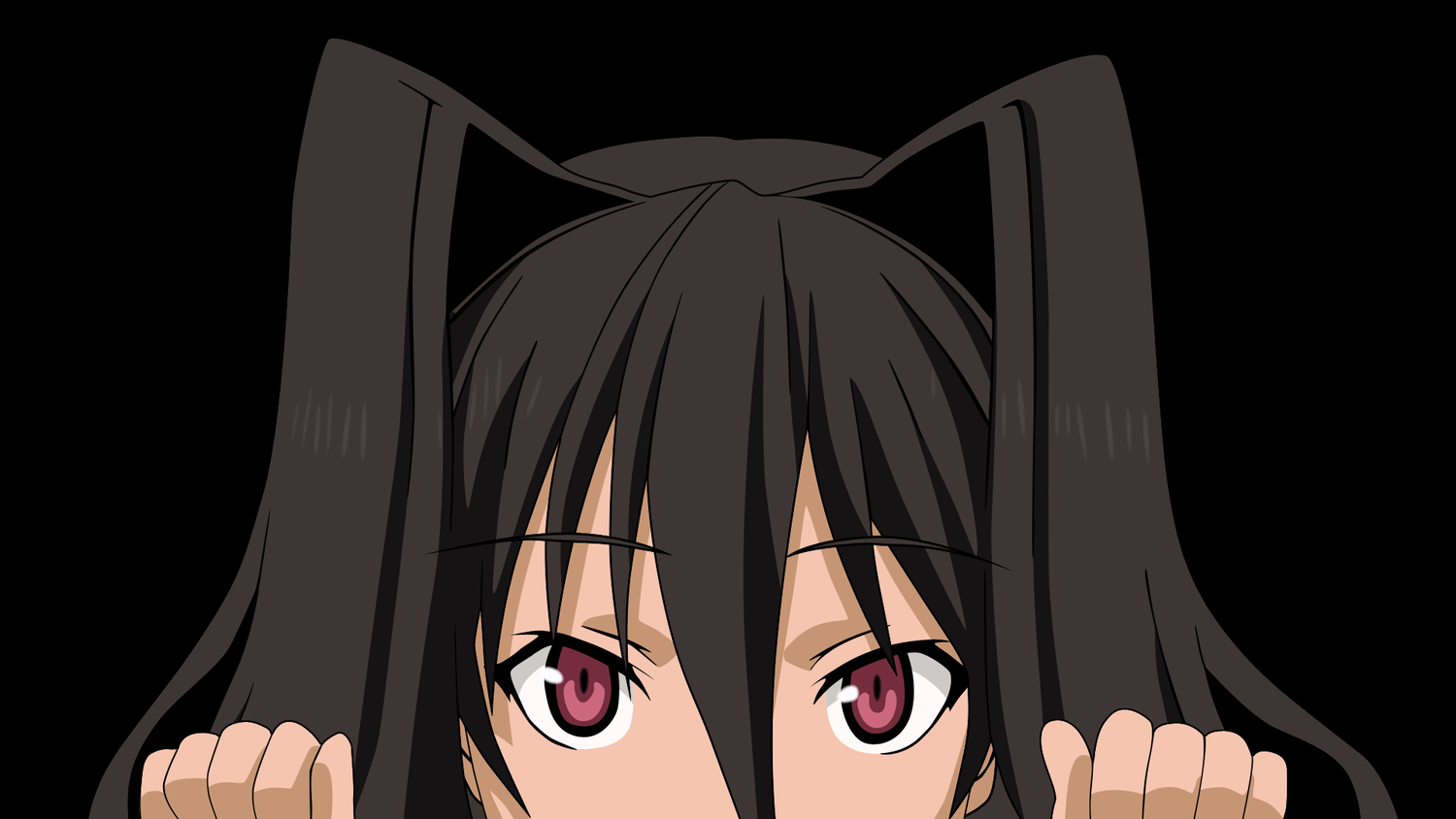brown_hair, close, koi_to_senkyo_to_chocolate, morishita_michiru, pink_eyes, transparent, vector