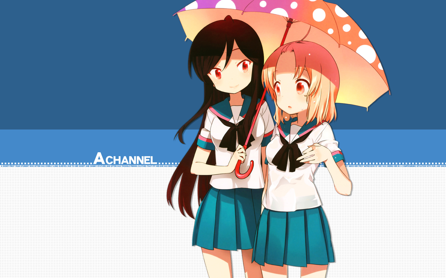 a_channel, kuroda_bb, momoki_run, nishi_yuuko