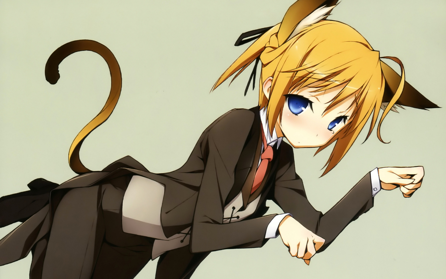 blonde_hair, blue_eyes, kikuchi_seiji, konoe_subaru, mayo_chiki!