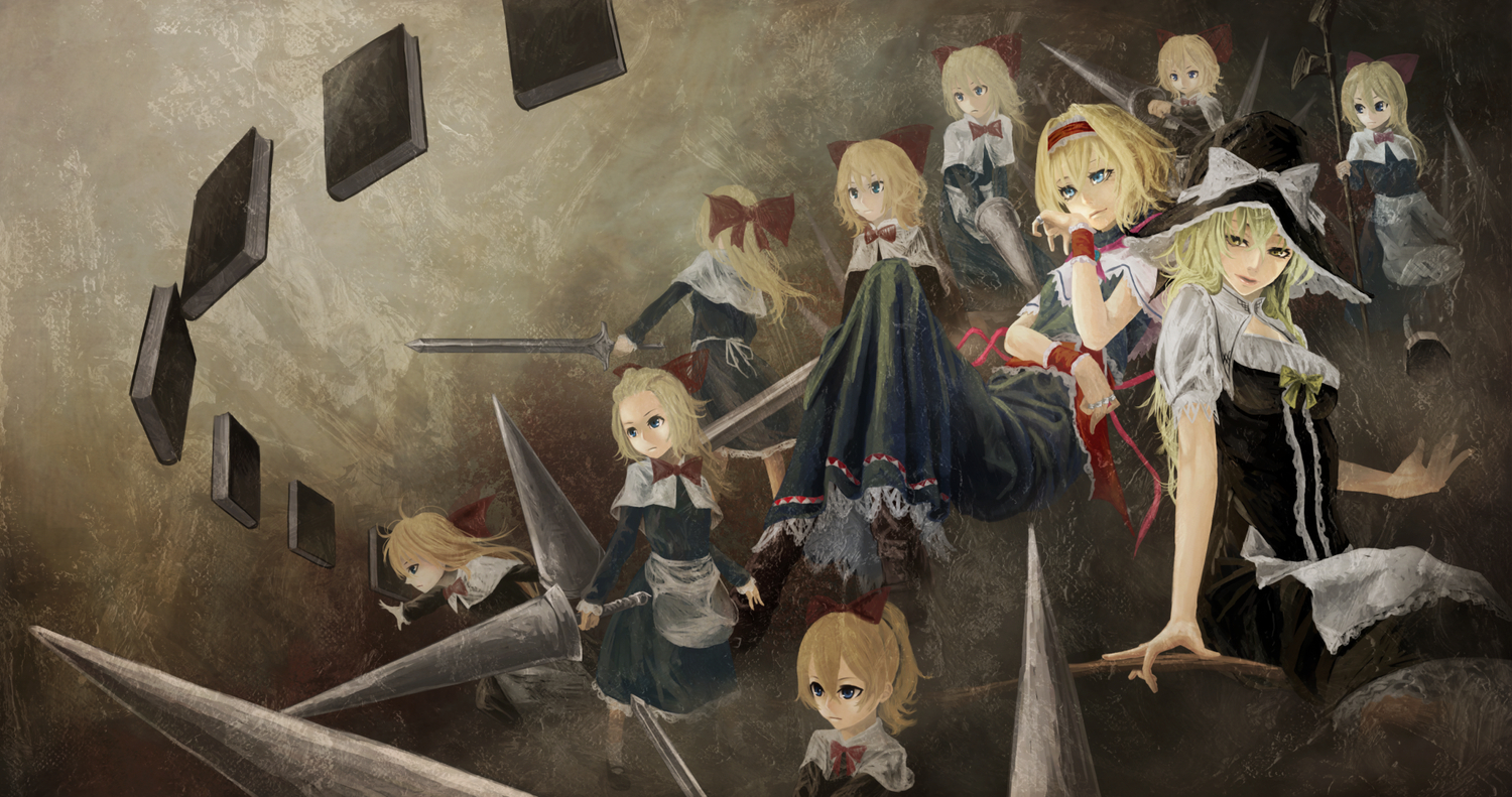 akaikitsune, alice_margatroid, doll, kirisame_marisa, mage, shanghai_doll, touhou, witch