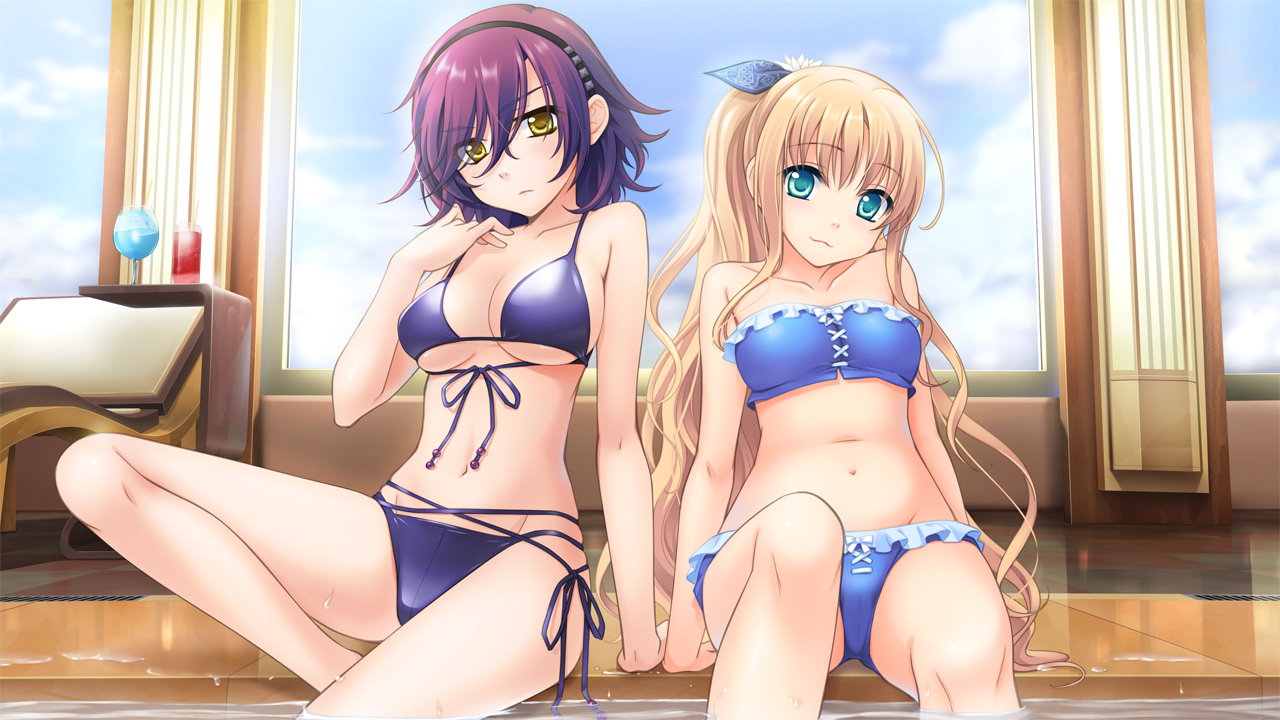 astraythem, bikini, game_cg, ginta, nagi_kuurin, sakurazuka_natsuki, swimsuit