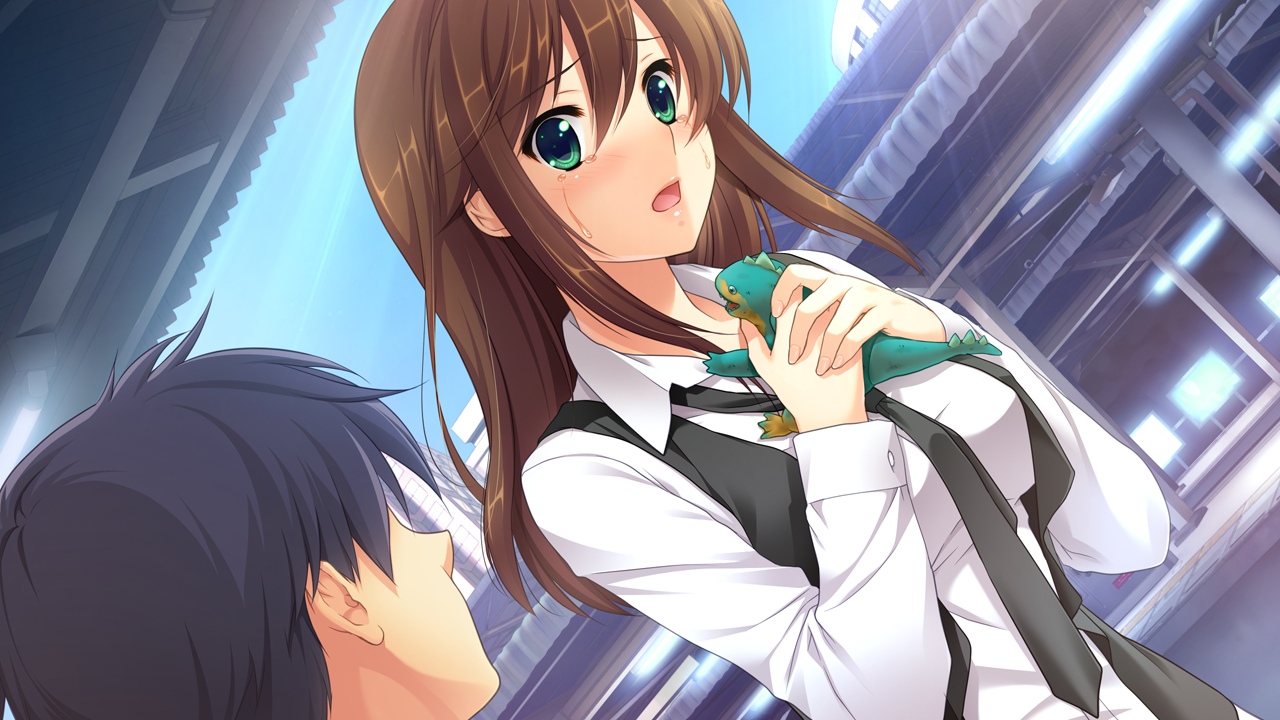 breasts, brown_hair, crying, game_cg, green_eyes, hatsukoi_1/1, katagiri_yuuma, long_hair