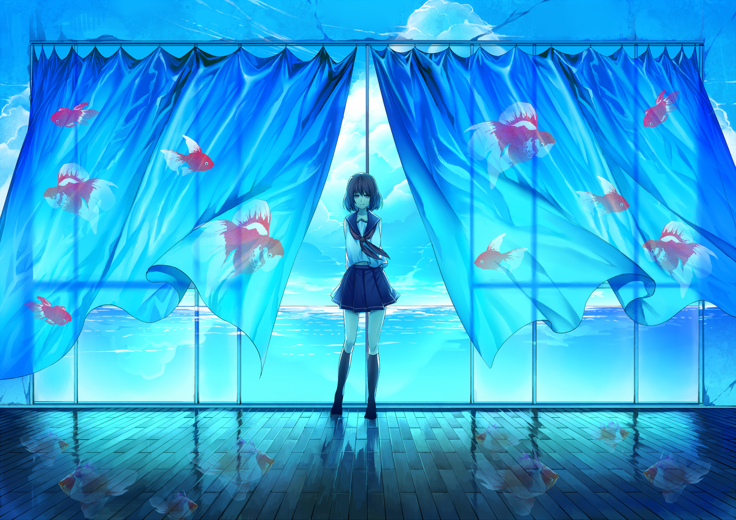 animal, fish, original, rby, school_uniform