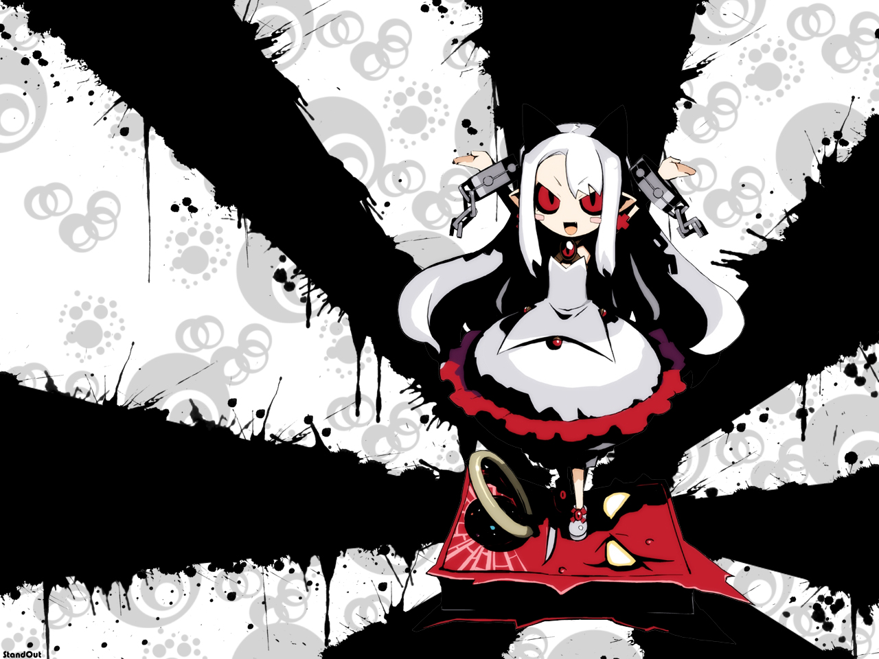 makai_kingdom, phantom_kingdom, pointed_ears, pram