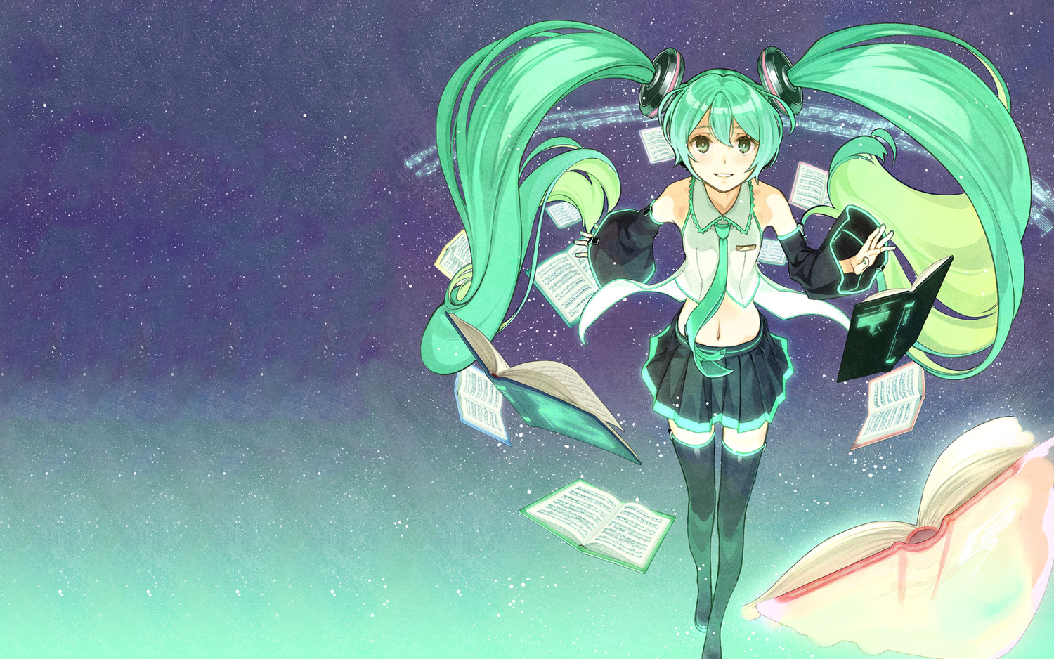 hatsune_miku, hidari_(left_side), vocaloid