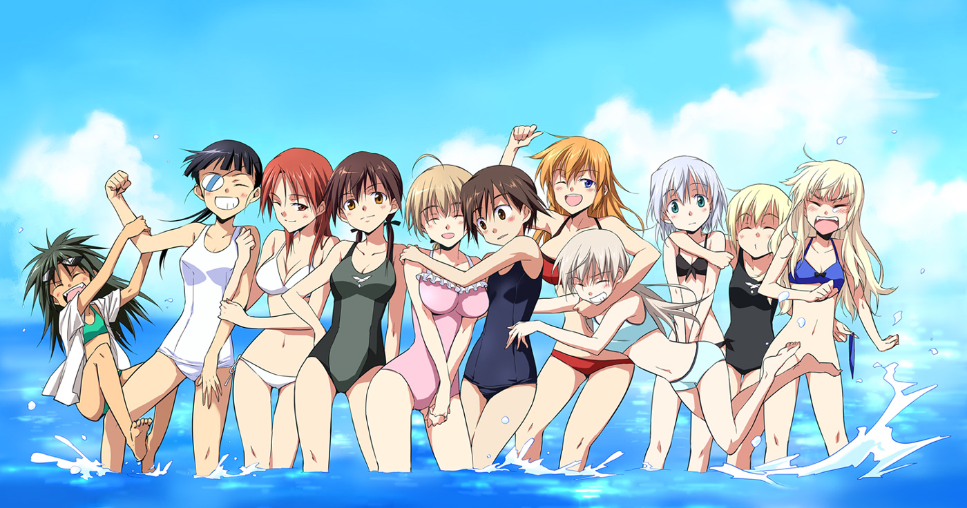 agahari, bikini, charlotte_e_yeager, eila_ilmatar_juutilainen, erica_hartmann, francesca_lucchini, gertrud_barkhorn, jpeg_artifacts