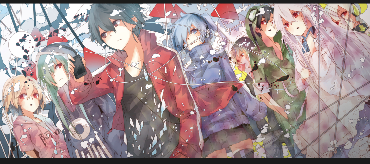 ene_(kagerou_project), kagerou_project, kano_shuuya, kido_tsubomi, kisaragi_momo, kisaragi_shintaro, kokonose_haruka, kozakura_mary