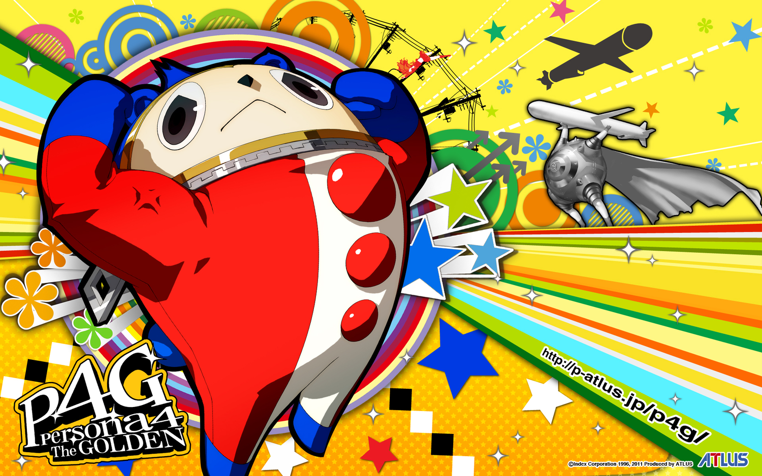 animal, bear, kintoki-douji, kuma_(persona_4), persona, persona_4, soejima_shigenori, watermark