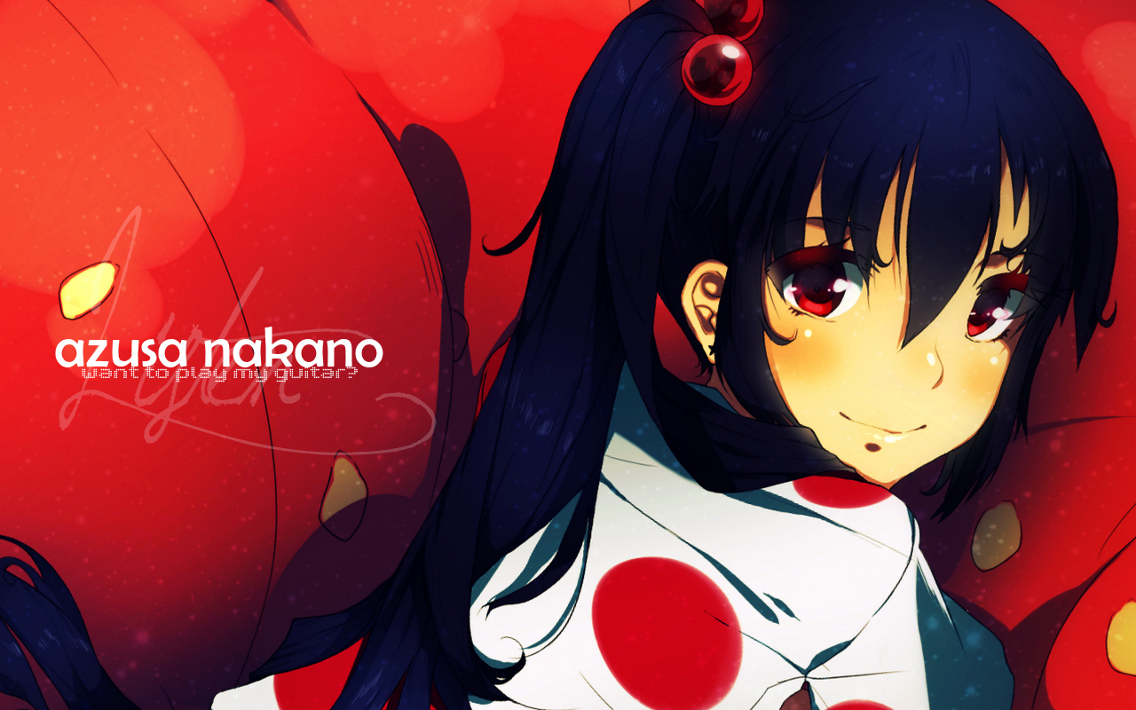 k-on!, nakano_azusa, rakkou