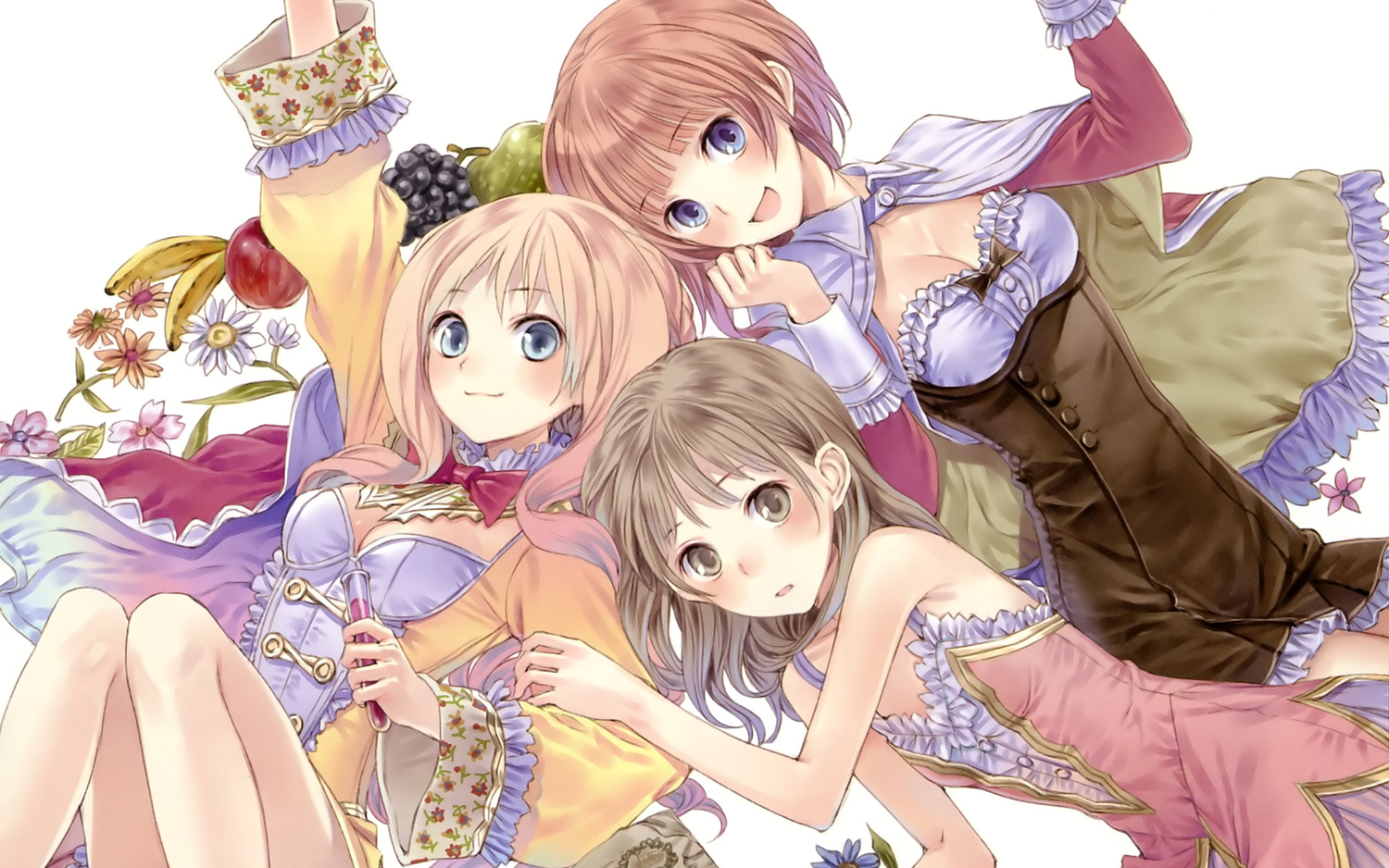 atelier_meruru, atelier_rorona, atelier_totori, kishida_mel, merurulince_rede_arls, rororina_fryxell, totooria_helmold