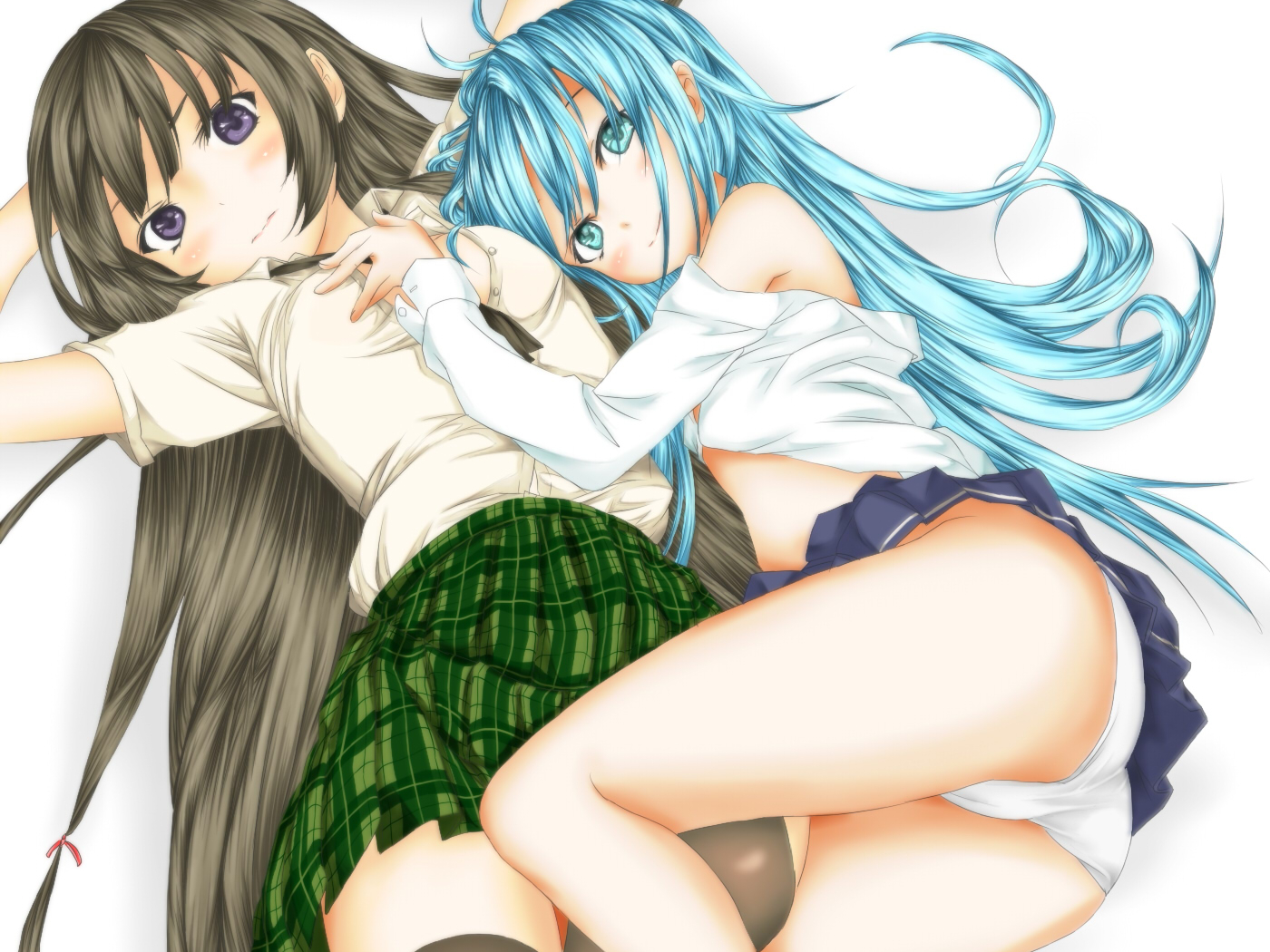 ayase_tamaki, boku_wa_tomodachi_ga_sukunai, denpa_onna_to_seishun_otoko, mikazuki_yozora, panties, school_uniform, touwa_erio, underwear