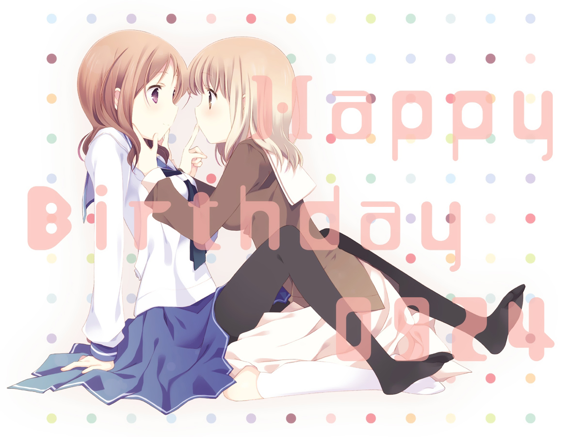 2girls, fukuji_mihoko, pantyhose, saki, school_uniform, takei_hisa, tokumi_yuiko