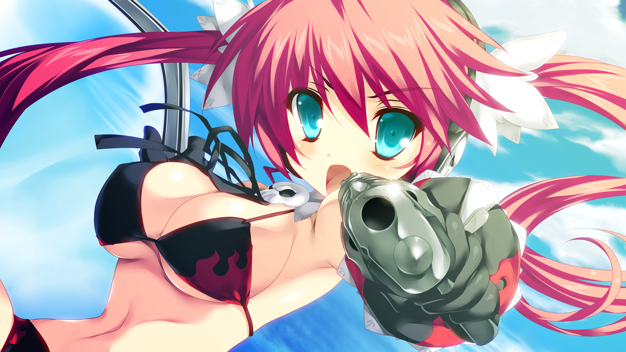 dodge_maria, game_cg, revolver_girl_hammer_lady, shimesaba_kohada, weapon