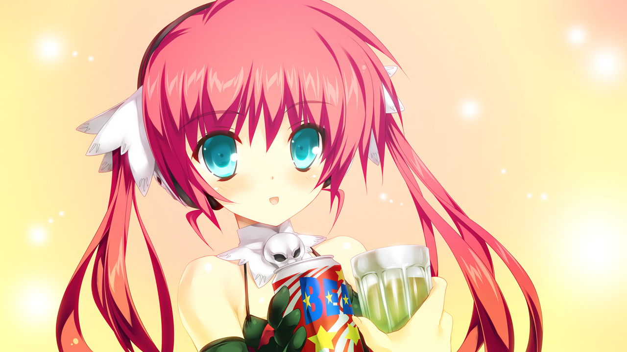 dodge_maria, drink, game_cg, revolver_girl_hammer_lady, shimesaba_kohada