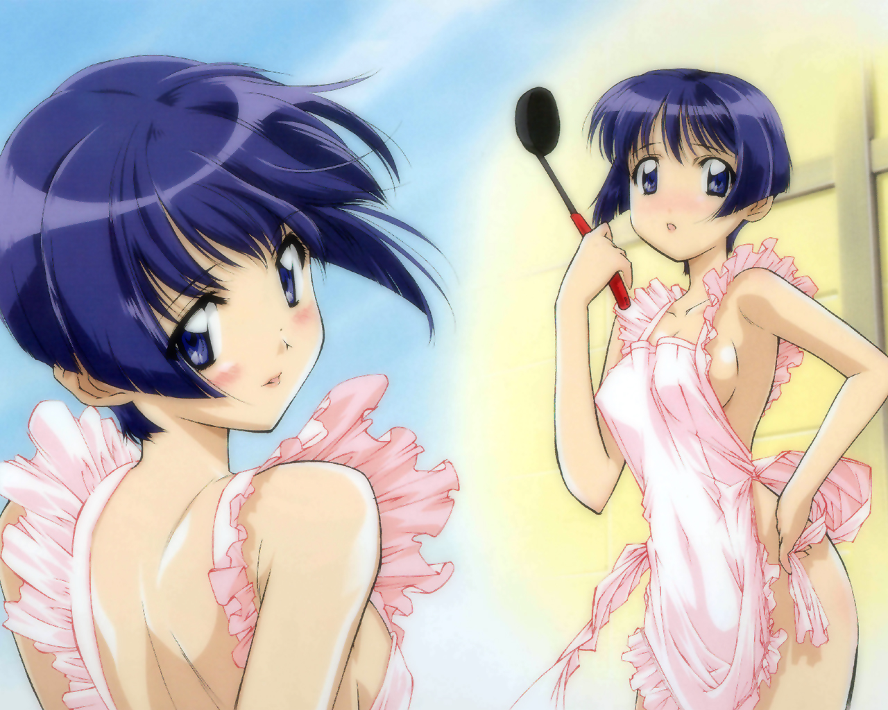 ai_yori_aoshi, apron, sakuraba_aoi