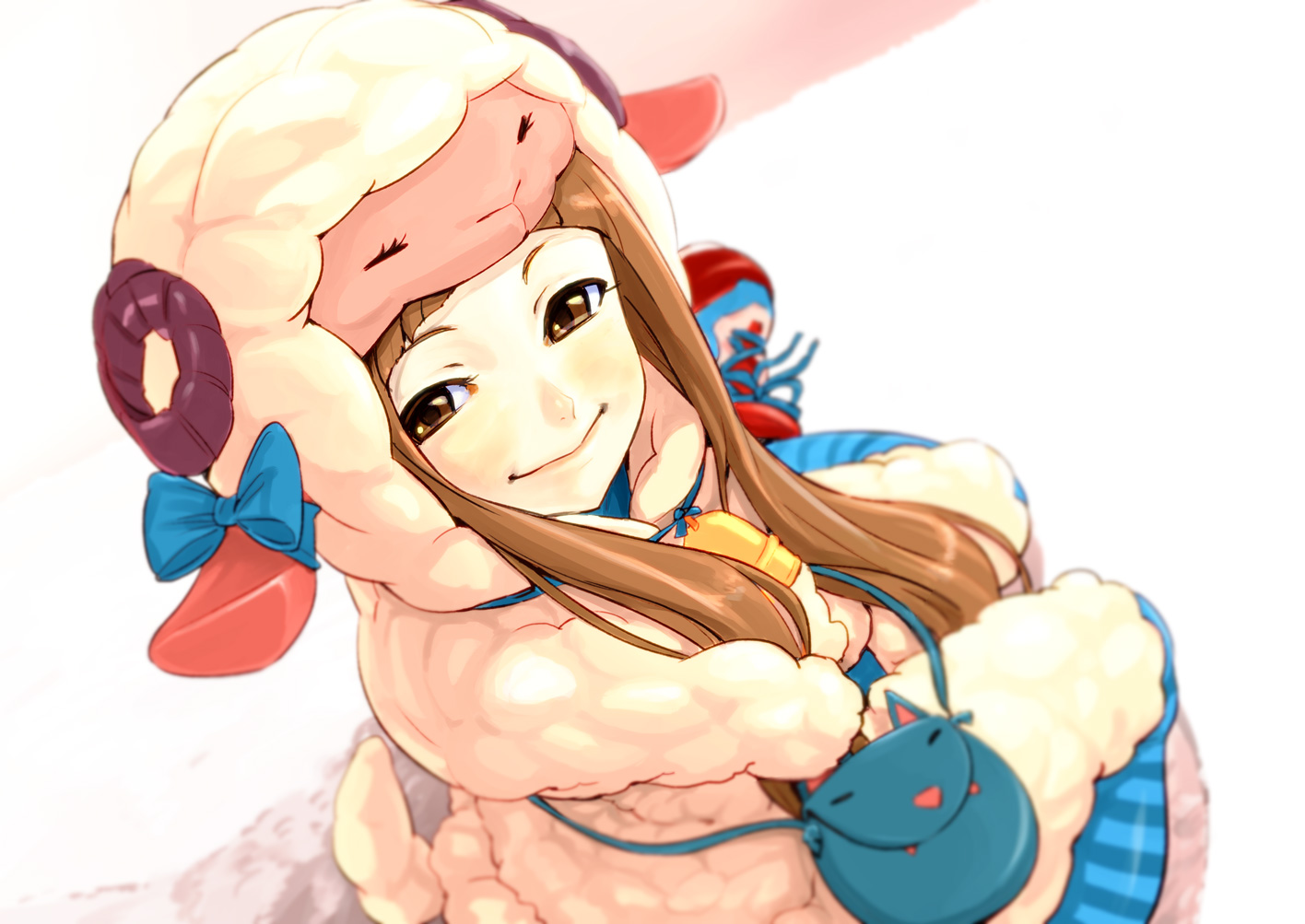 brown_eyes, brown_hair, hood, ichihara_nina, idolmaster, idolmaster_cinderella_girls, loli, shiba_itsuki