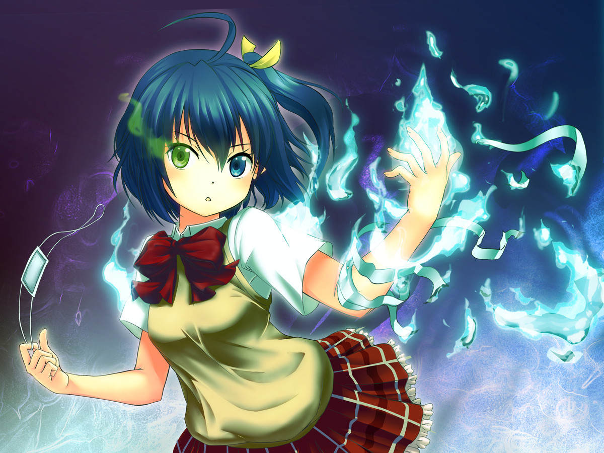 bicolored_eyes, bug_(artist), chuunibyou_demo_koi_ga_shitai!, school_uniform, short_hair, takanashi_rikka