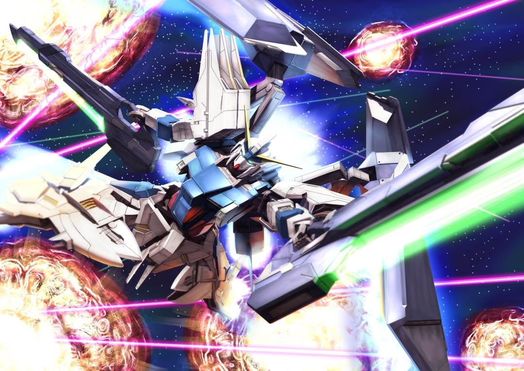 gun, mecha, mobile_suit_gundam, raybar, space, tagme, weapon