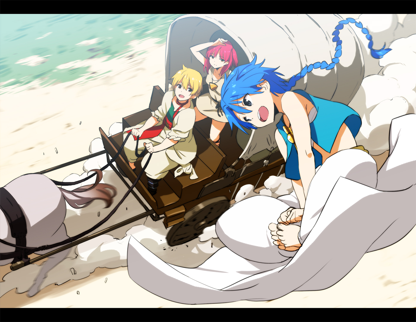 aladdin_(magi), ali_baba_saluja, blue_hair, magi_the_labyrinth_of_magic, male, morgiana, saitom