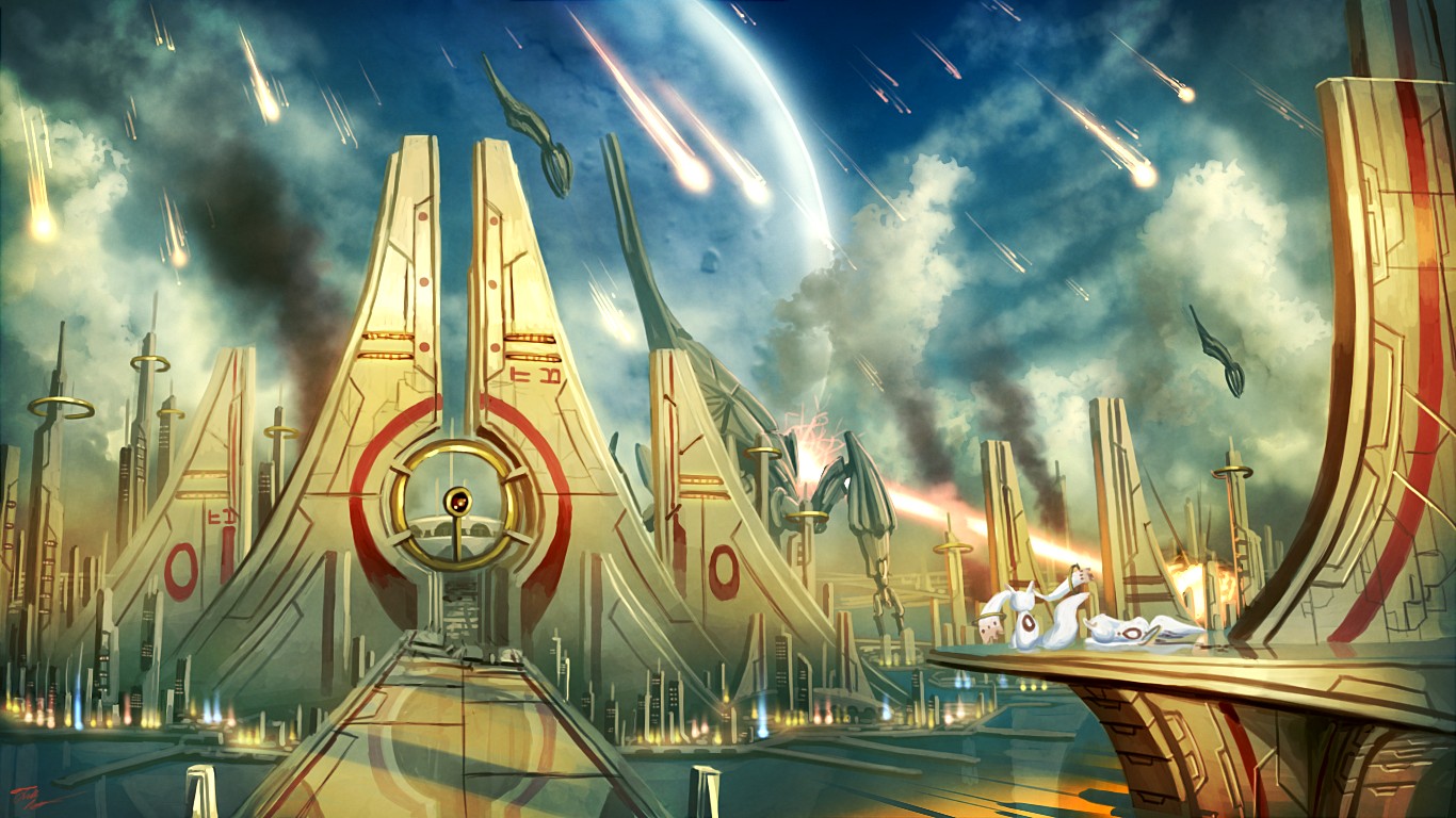 city, crossover, gtd-carthage, kyuubee, mahou_shoujo_madoka_magica, mass_effect, scenic, signed