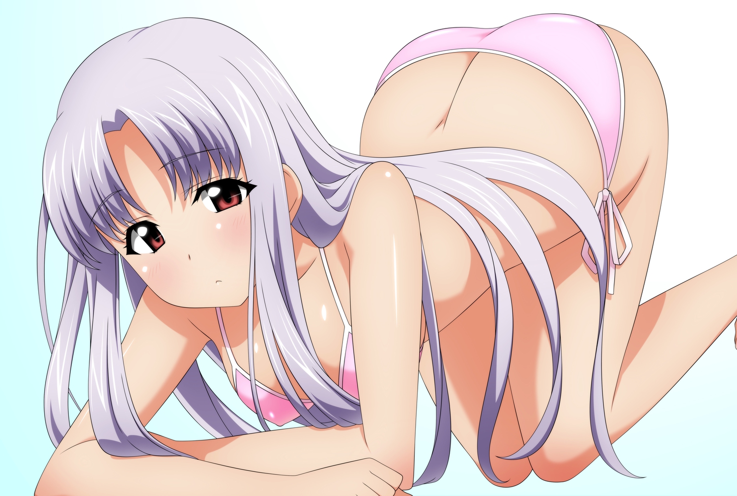 azmaria_hendric, bikini, chrono_crusade, long_hair, sugimura_tomokazu, swimsuit, tagme, wave_ride