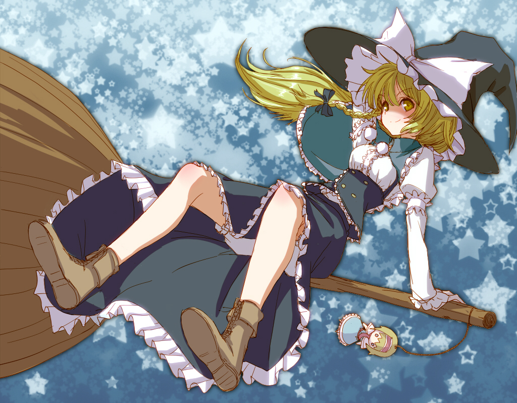 alice_margatroid, blonde_hair, dress, hat, kirisame_marisa, kuronekonero, tagme, touhou, witch
