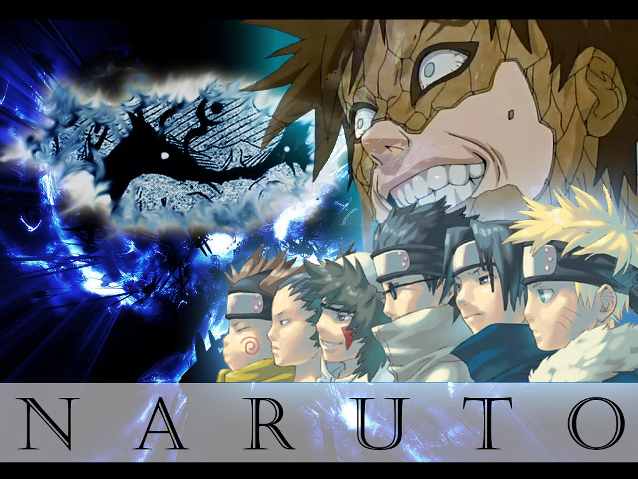 aburame_shino, akimichi_chouji, all_male, black_eyes, black_hair, blonde_hair, blue_eyes, brown_hair