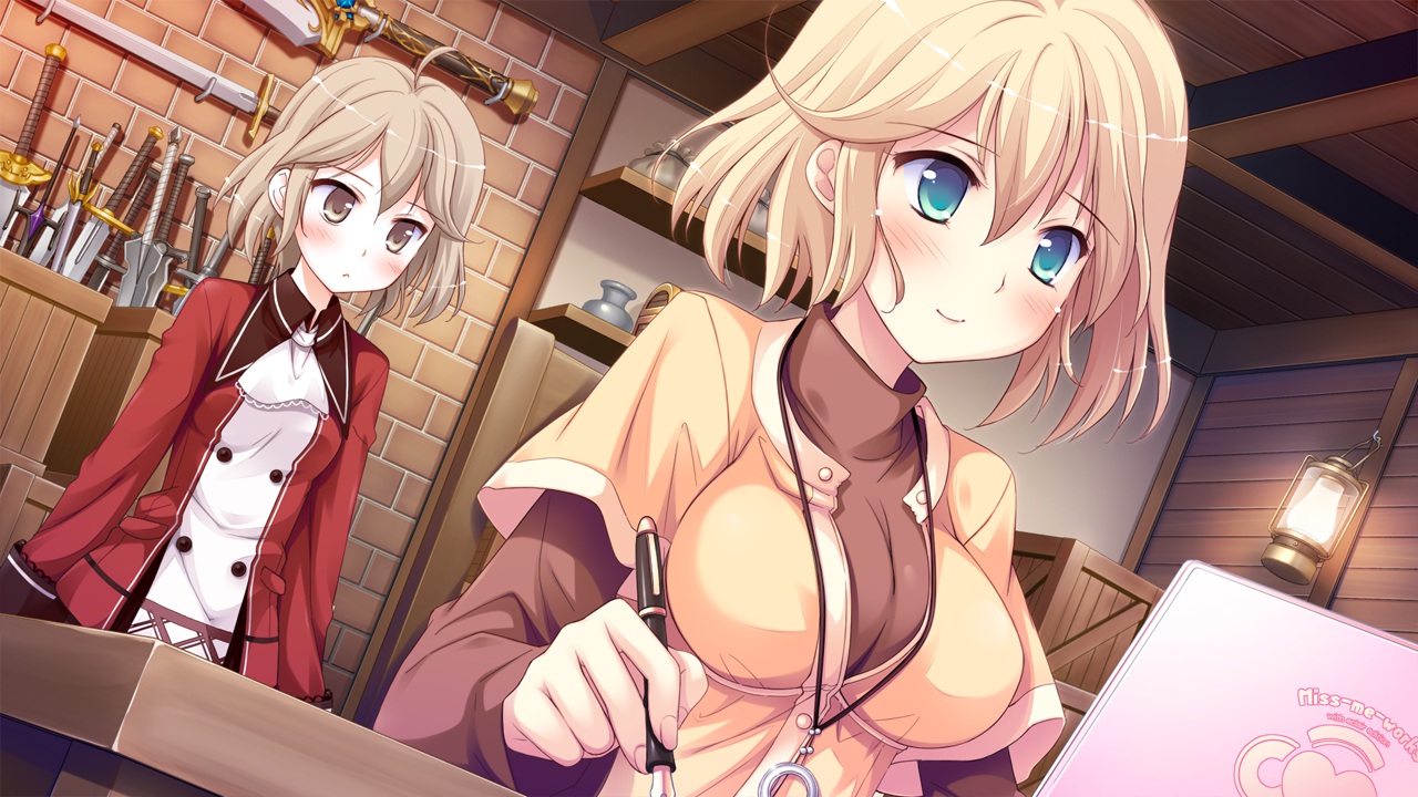 game_cg, ko~cha, saimon_eclair, saimon_misumi, witch's_garden