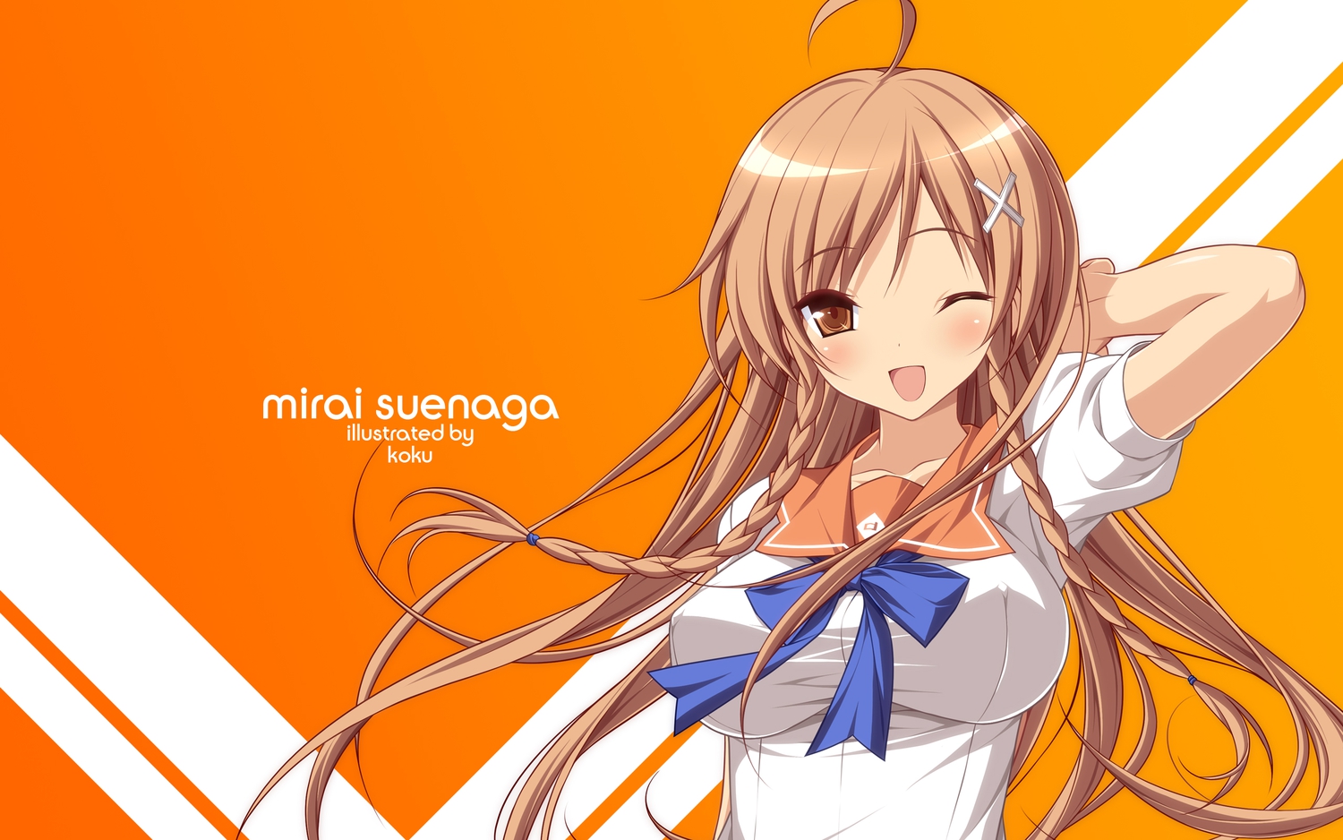 brown_eyes, brown_hair, culture_japan, koku, school_uniform, suenaga_mirai