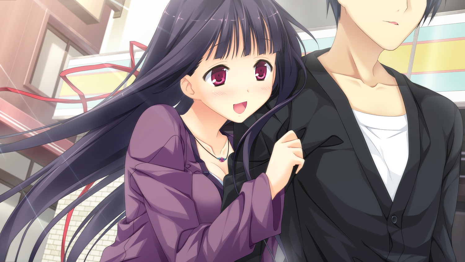 game_cg, kanojo_to_ore_to_koibito_to, marui, matsugami_haruto, mihagino_ayano, pulltop