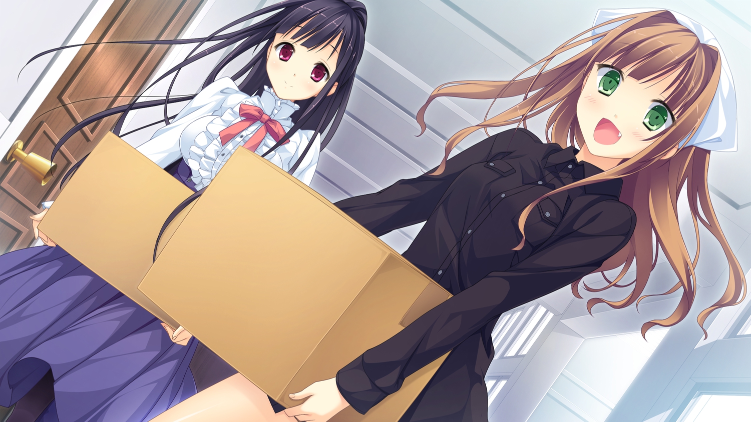 game_cg, kanojo_to_ore_to_koibito_to, marui, mihagino_ayano, pulltop, tokuyoshi_yuuko