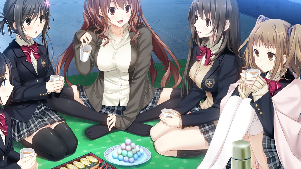 food, game_cg, giga, group, kajiya_ayano, kiss_bell, marui, mikoto_akemi