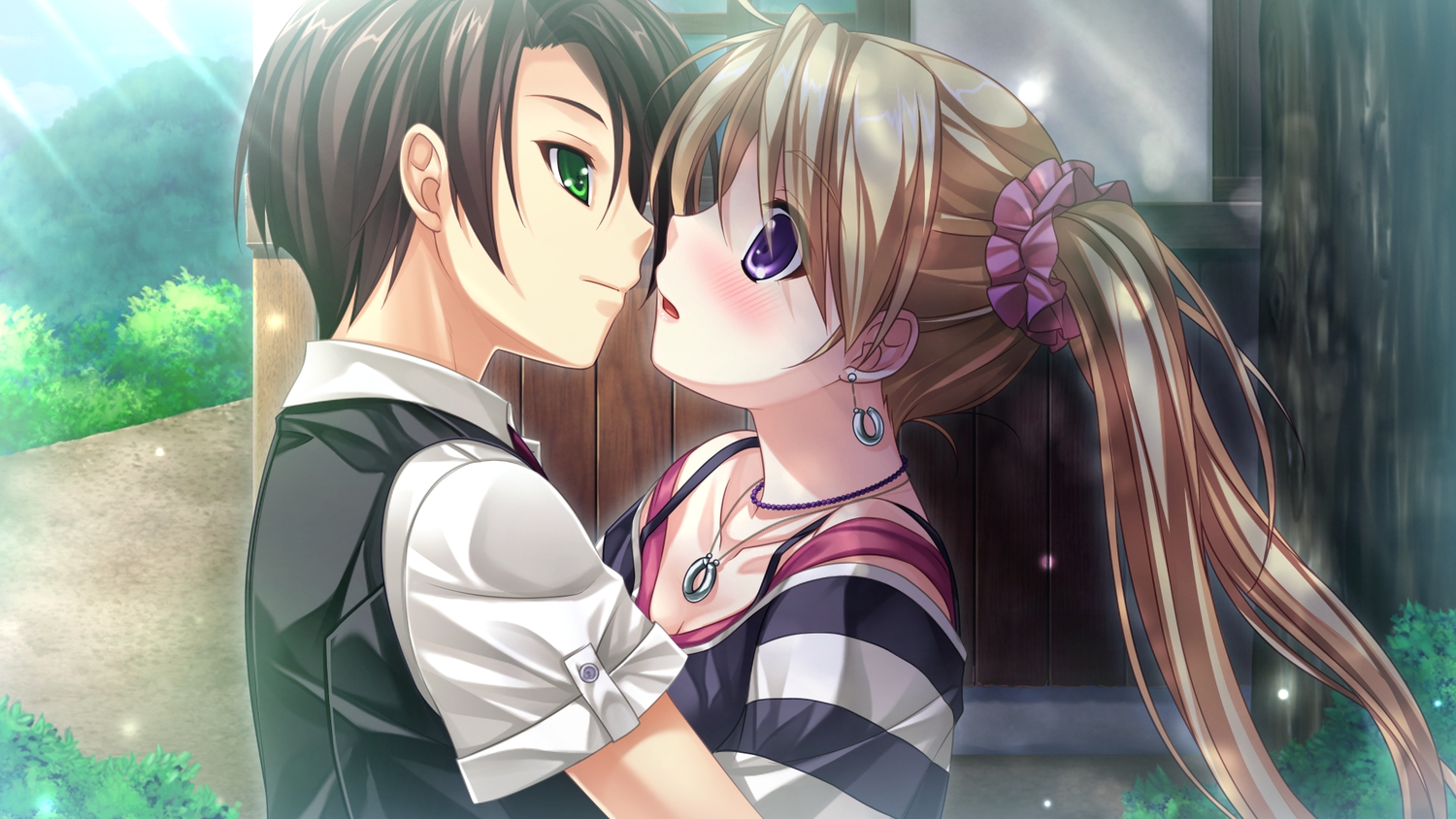 game_cg, kujou_karen_(tsukumo_no_kanade), saeki_hokuto, sarusuberi_hifumi, skyfish, tsukumo_no_kanade