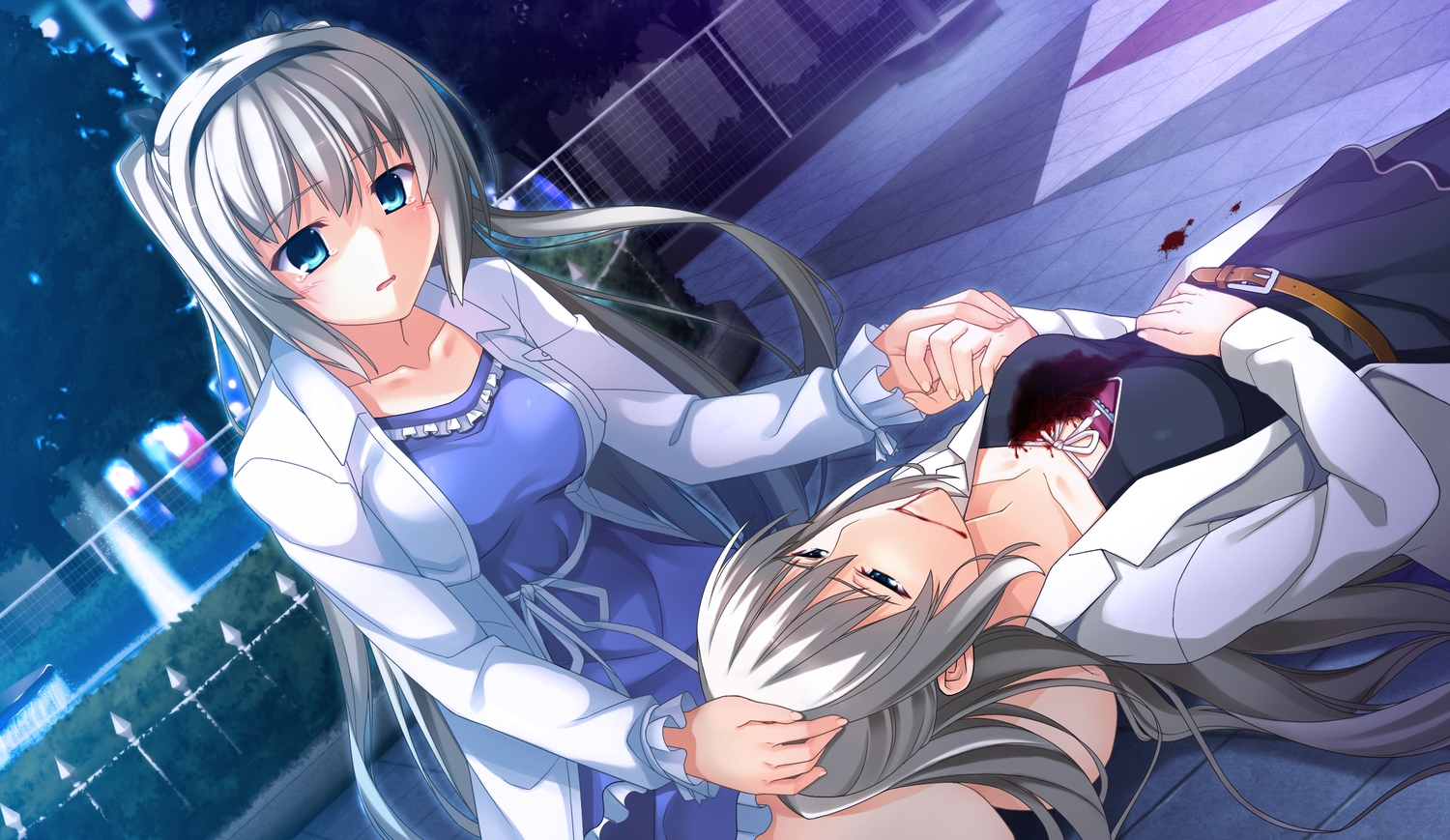 game_cg, hajikano_shizuku, racer_(magnet), sinclient, tagme_(character), tears