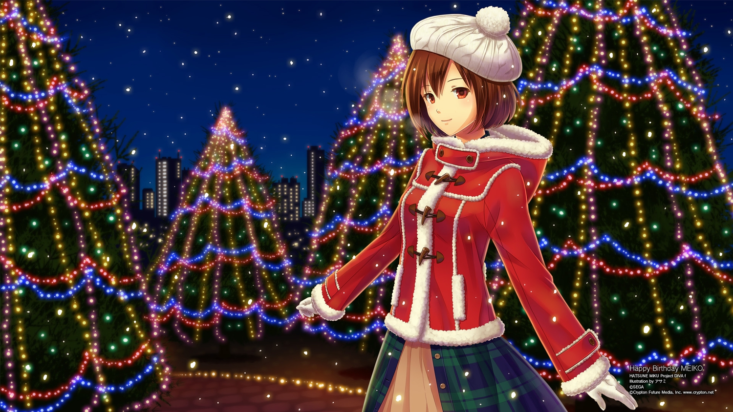 asami_(undoundo), christmas, meiko, vocaloid