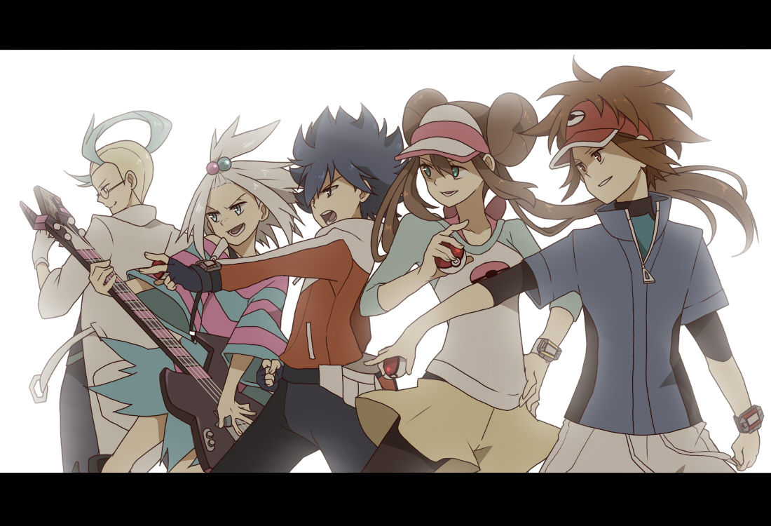 achroma, homika_(pokemon), hue_(pokemon), kyouhei_(pokemon), mei_(pokemon), pokemon, sei_(shinkai_parallel)