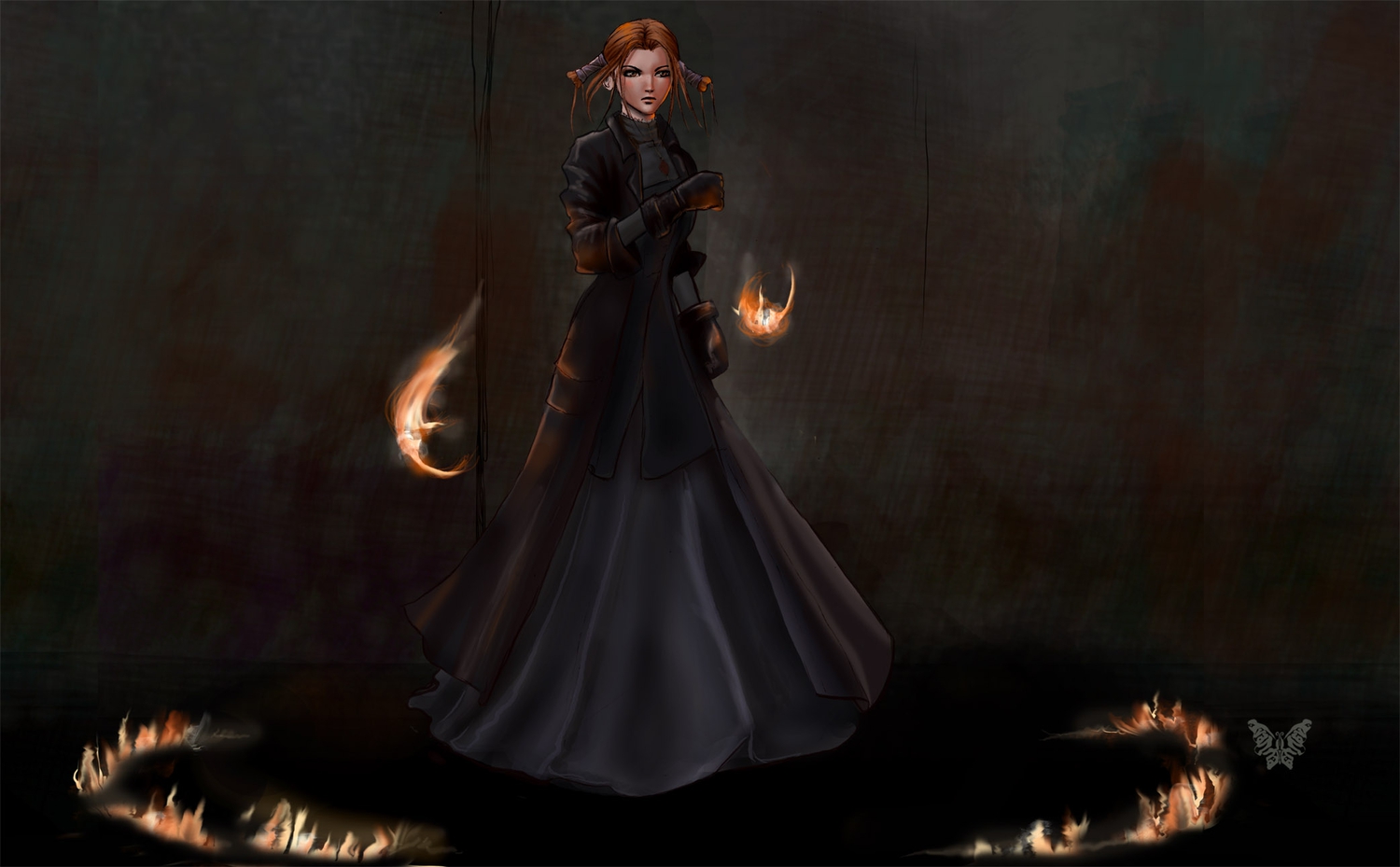 fire, robin_sena, witch_hunter_robin