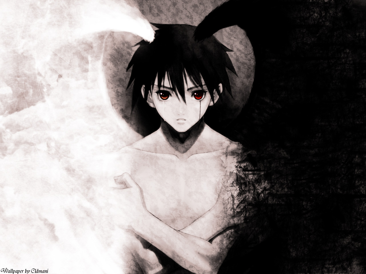 angel, shining_tears, taka_tony, wings, xion