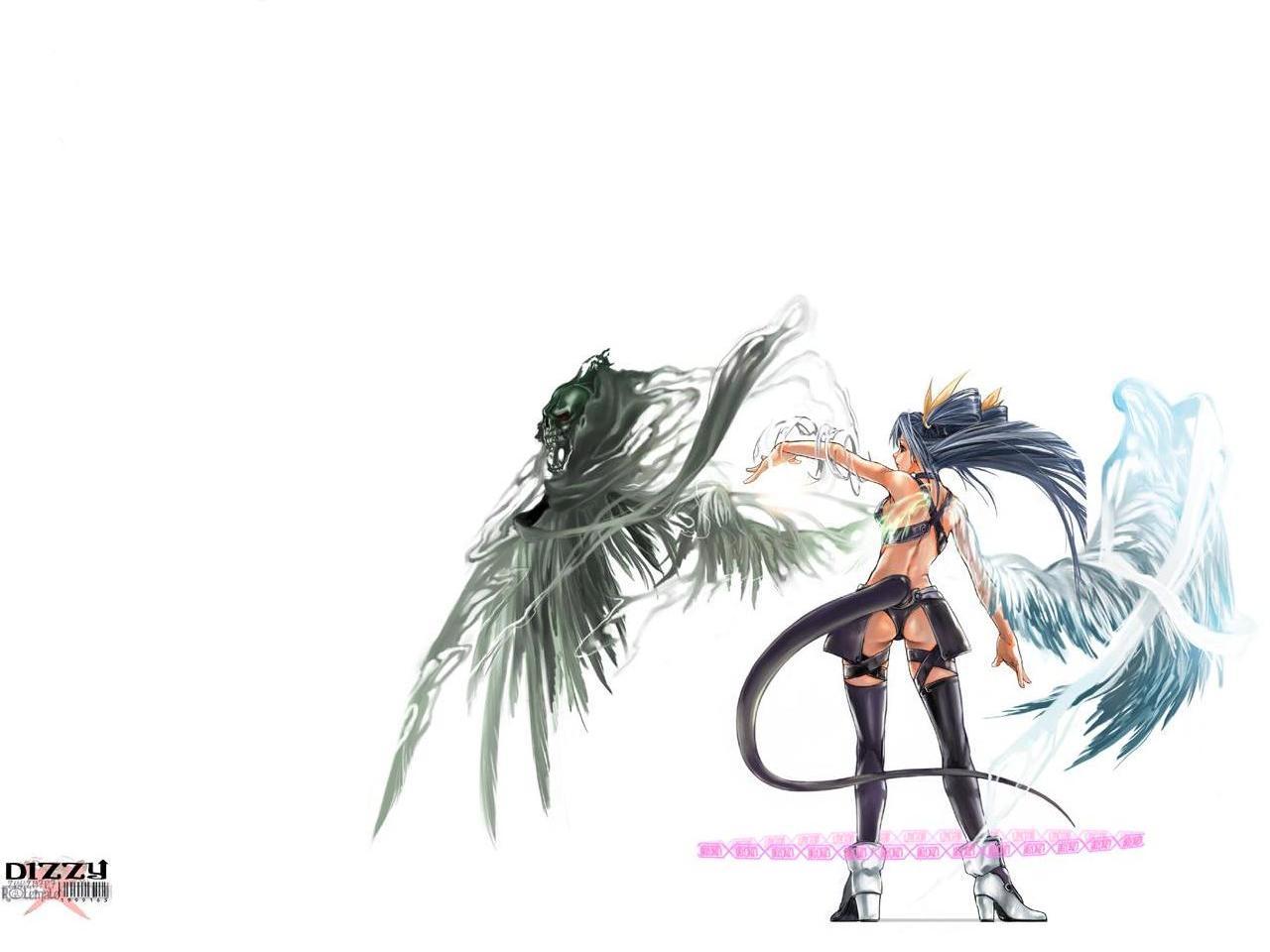 ass, dizzy, guilty_gear, necro_(guilty_gear), tail, white, wings