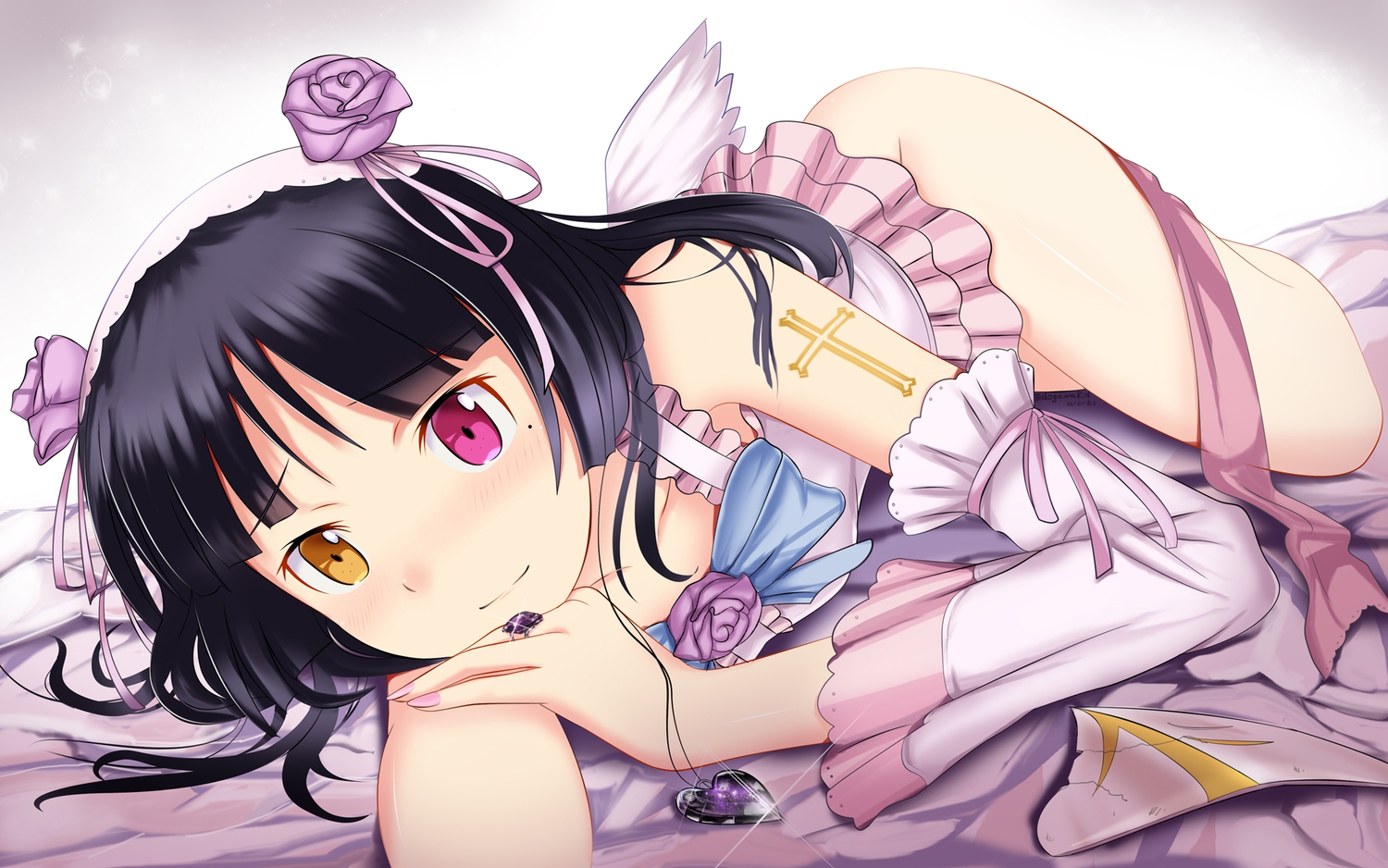 bicolored_eyes, black_hair, edogawakid, gokou_ruri, ore_no_imouto_ga_konna_ni_kawaii_wake_ga_nai