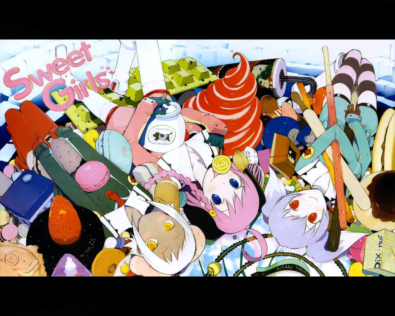 diebuster, gunbuster, lal'c_mellk_mal, nono, okama, thighhighs