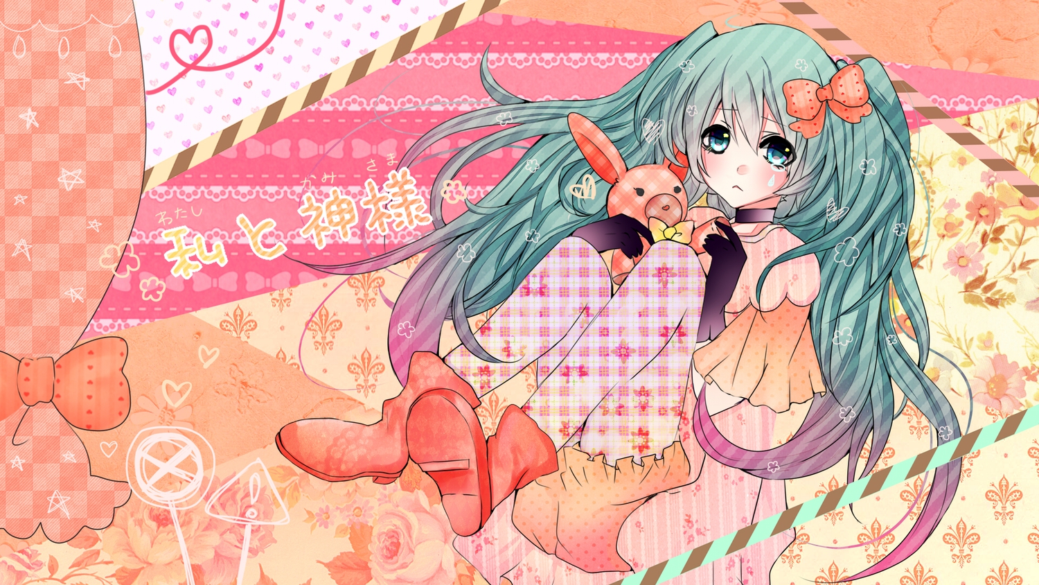 chaperu_(mukuone), hatsune_miku, vocaloid