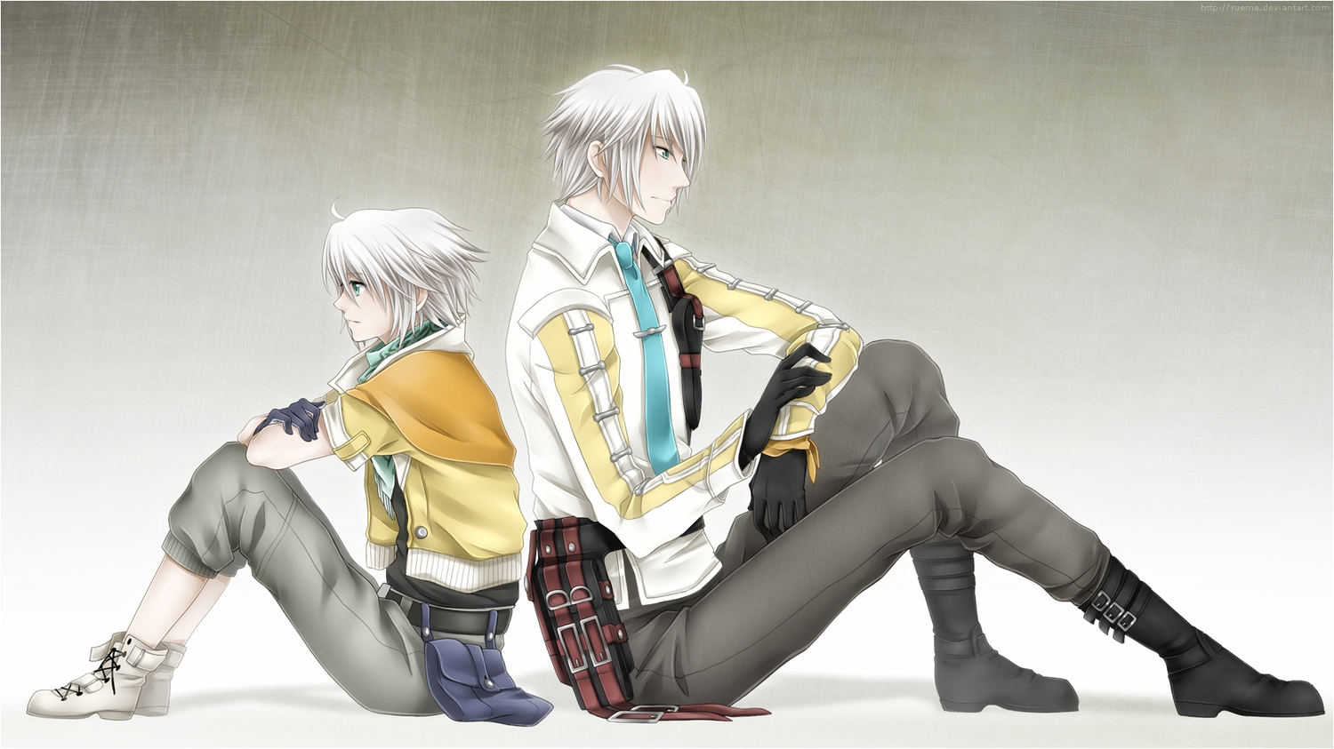 final_fantasy, final_fantasy_xiii, green_eyes, hope_estheim, white_hair