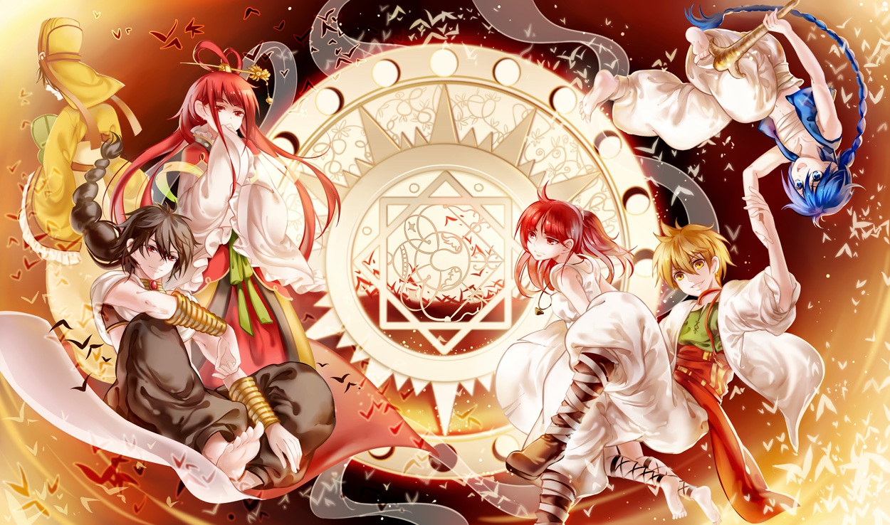 aladdin_(magi), ali_baba_saluja, instockee, judal, magi_the_labyrinth_of_magic, male, morgiana, ren_kougyoku