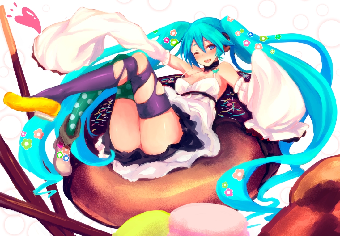 hatsune_miku, inayama, nopan, vocaloid