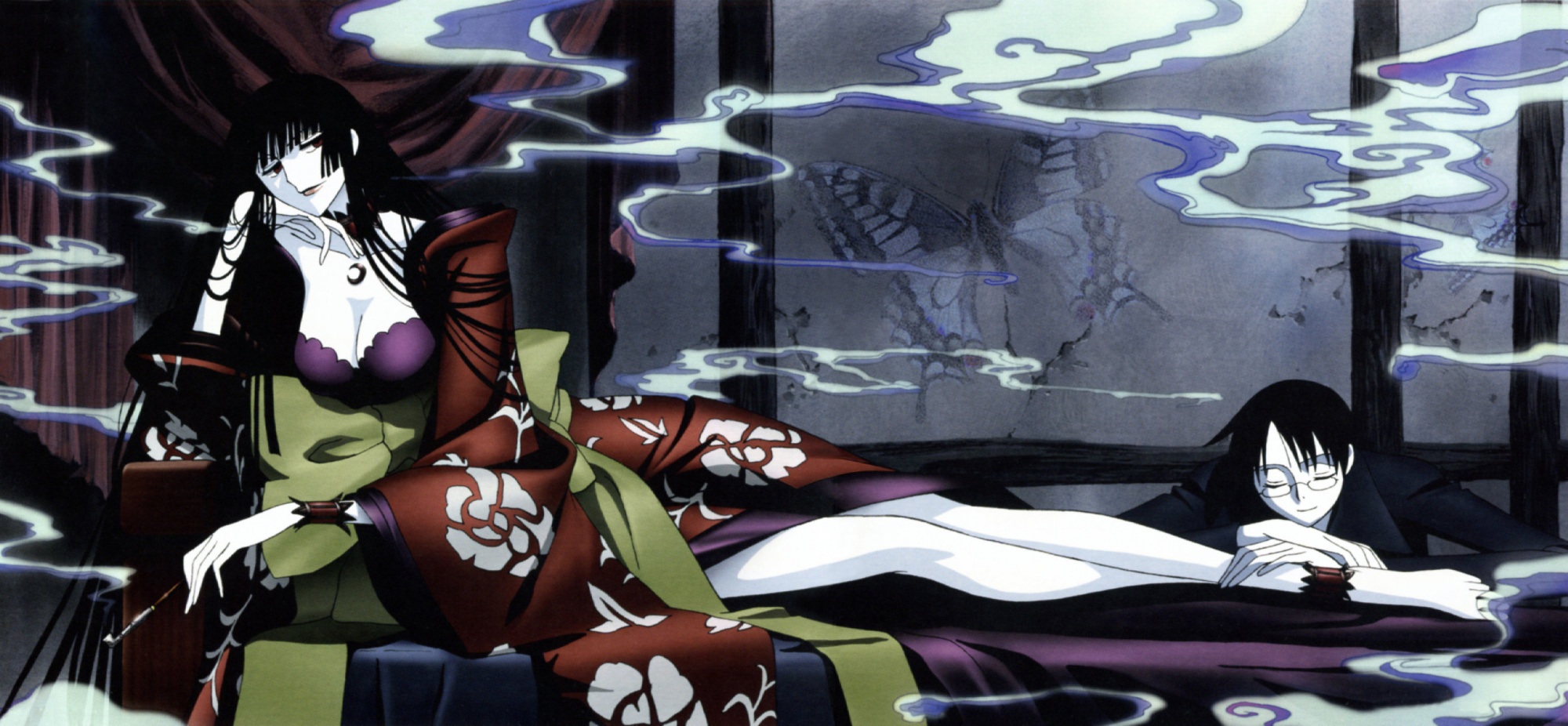 clamp, ichihara_yuuko, male, watanuki_kimihiro, xxxholic
