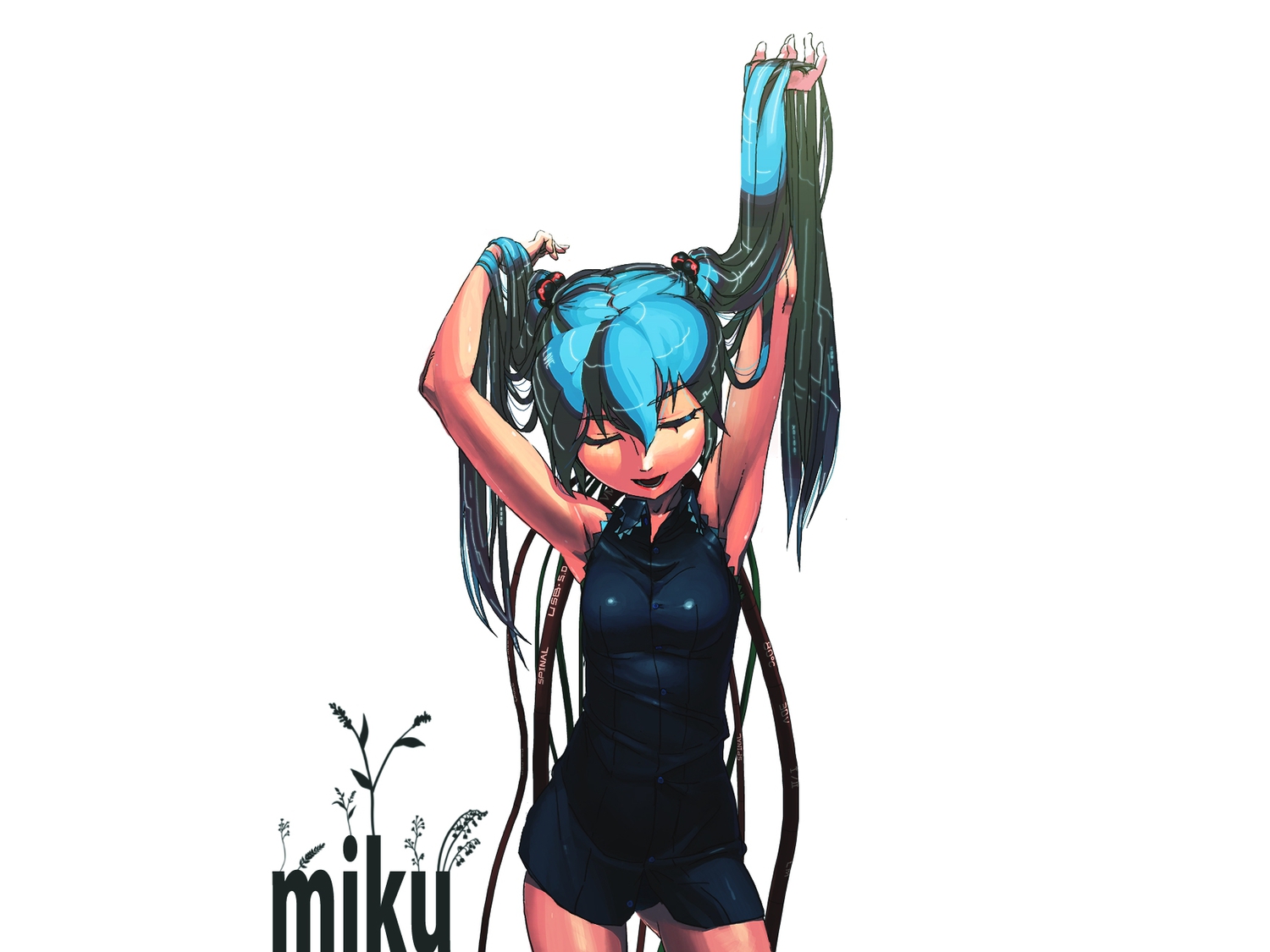 blue_hair, hatsune_miku, rias-coast, vocaloid, white