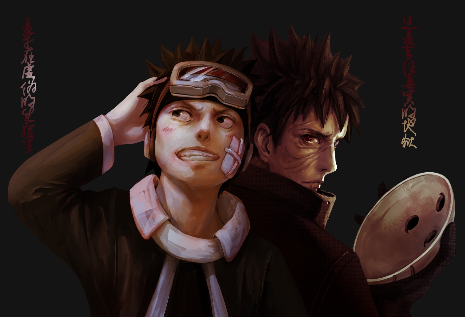 all_male, goggles, male, mask, narcissus111, naruto, naruto_shippuden, uchiha_obito