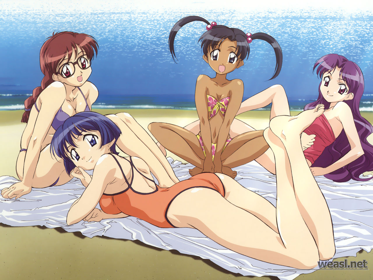 ai_yori_aoshi, minazuki_chika, minazuki_taeko, miyuki_mayu, sakuraba_aoi, swimsuit